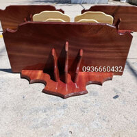Kệ bàn thờ gỗ màu nâu đậm MDF kiểu mới liền lưng chắc chắn kệ thờ công giáo có nhiều size