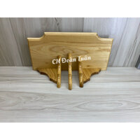 Kệ bàn thờ gỗ sồi 3 chân đỡ size 50cm,60cm