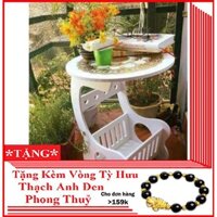 KỆ BÀN TRÒN GỖ HÀN QUỐC