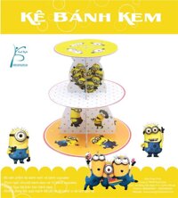 Kệ Bánh Kem Sinh Nhật Chủ Đề Minion