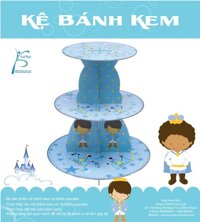 Kệ Bánh Kem Sinh Nhật chủ đề Hoàng Tử