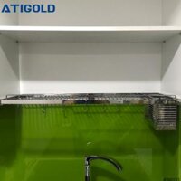 Kệ bát 1 tầng có ống đũa, móc treo Atigold ATN0111