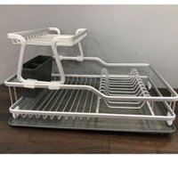Kệ Bát Đĩa (Chén Dĩa) 2 Tầng Bằng Nhôm LocknLock LDR207GRY (Hàng chính hãng)