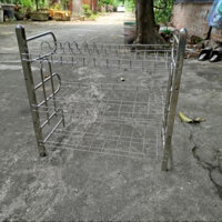 Kệ bát inox 3 tầng dài 60cm, trạn bát  treo tường sáng bóng bền bỉ theo thời gian