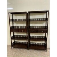 Kệ bày đồ cổ gỗ Gụ Hàng Kĩ Kt 187x 87x 33cm
