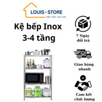 Kệ Bếp Đa Năng Inox 3, 4 Tầng Cao Cấp - Kệ Để Đồ Nhà Bếp, Giá Để Đồ Lò Vi Sóng, Giá Để Dụng Cụ Nhà Bếp Tiện Lợi- Đa Năng
