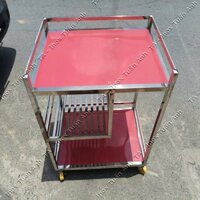 Kệ bếp gas inox, kệ để bếp ga đôi inox 4575