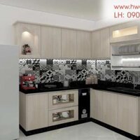 Kệ bếp inox 304 cửa Acrylic HWARC 13