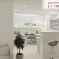 Kệ bếp inox 304 cửa Acrylic HWARC 10