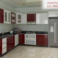 Kệ bếp inox 304 cửa Acrylic HWARC 04