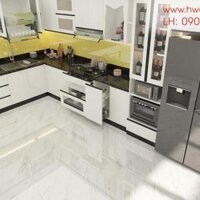 Kệ bếp inox 304 cửa Acrylic HWARC 07