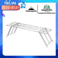 Kệ bếp inox Campingmoon MTG-TSCC 304 cao cấp hoạ tiết xếp gọn kèm túi đựng sang trọng A336 - Kệ