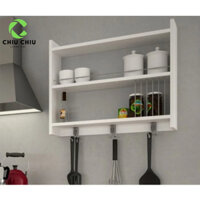 Kệ bếp treo tường đa năng đựng chén bát gia vị chất liệu MDF cao cấp XM32.1