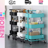 Kệ Bỉm Sữa 3 Tầng Có Bánh Xe Kệ Spa Đa Năng