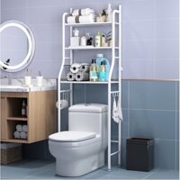 Kệ Bồn Cầu 3 Tầng INOX Nhà Vệ Sinh Toilet Nhà Tắm, Sơn Tĩnh Điện, Đa Năng Tiện Lợi