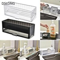 Kệ bồn rửa tự đào DSLONG, Giá đựng đồ nhà bếp dung tích lớn, Giỏ đựng xà phòng di động cỡ lớn sáng tạo Kệ dầu gội phòng tắm