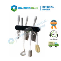 Kệ Cài Dao Kéo Có Móc Treo, Kệ Để Đồ Nhà Bếp Thông Minh Ecoco E2028