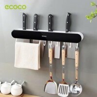 Kệ Cài Dao Kéo Nhà Bếp - Kệ Có Ngăn Để Đũa Thìa, Móc Treo Đồ Và Thanh Treo Khăn Treo Tường