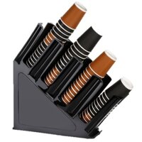 Kệ cắm ly mica màu đen