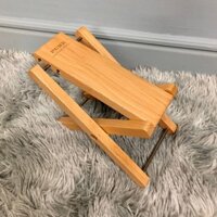 Kê chân guitar nhỏ bằng gỗ sồi nguyên khối
