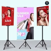 Kệ chân standee tiện lợi cho việc trưng bày poster, menu tại nhà hàng và siêu thị - in theo yêu cầu