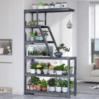 Kệ Chậu Hoa Ban Công Đơn Giản, Kệ Hoa, Phòng Khách, Sàn, Giá Để Đồ Nội Thất Gia Đình, Chất Lượng Tuyển Chọn V8DG