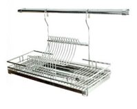 Kệ chén 1 tầng + khay inox 304 Higold MD1358