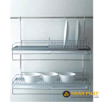 Kệ chén 2 tầng inox 304 Higold 403010