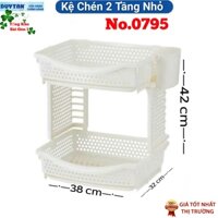 🌱Kệ Chén 2 Tầng MATSU Nhỏ Nhựa Duy Tân Có Khay Thoát Nước TIỆN LỢI 🌱 Tổng Kho Sài Gòn 1 🌱