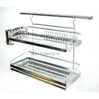 Kệ chén 2 tầng + thanh treo Higold 201026