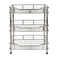 Kệ chén 3 tầng inox