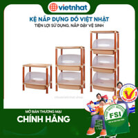 Kệ chén bát có nắp đậy kín, kệ nắp đa năng Việt Nhật K5552 Nhựa Việt Nhật shop