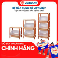 Kệ chén bát có nắp đậy kín, kệ nắp đa năng Việt Nhật K5552 Nhựa Việt Nhật shop