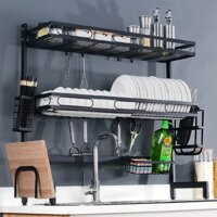 Kệ Chén Bát Giá Úp Bát Thông Minh 2,3 tầng HẢI ĐĂNG (FULL PHỤ KIỆN)