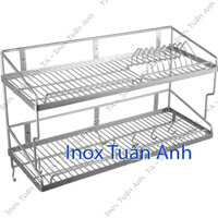Kệ chén bát inox 304 đa năng KDN, kệ chén inox 304 cao cấp KDNTN