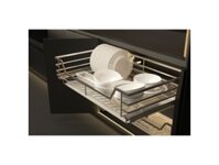 Kệ chén bát Inox 304 Hafele kèm ống đựng đũa 900mm 549.08.154