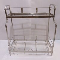 Kệ chén bát inox cao cấp 2 tầng