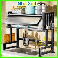 Kệ Chén Có Nắp Đậy Kệ Chén Đa Năng Thông Minh Kệ Chén Trên Bồn Rửa