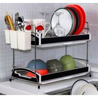 Kệ chén đa năng, Inox 304. Kệ chén thông minh. Kệ Dual 2 tầng . Daijin (Hàn Quốc )