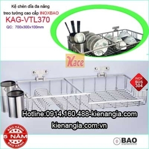 Kệ chén dĩa Inox VTL 370