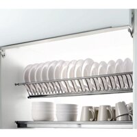 Kệ chén dĩa trên 2 tầng inox 201 mạ crom 5 lớp Faster FS-RS900S/800S/700S