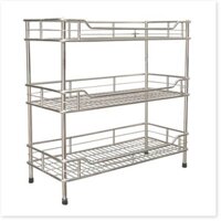 Kệ chén đĩa, úp cốc để đứng inox Duy Anh dầy dặn 3 tầng (30x60x70cm), giá inox đựng đồ nhà bếp