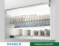 Kệ chén Higold 2 tầng âm tủ inox 304 – 401071