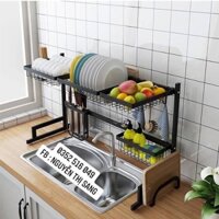Kệ Chén Inox 304 Xi Đen