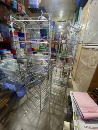 Kệ  chén inox 4 tầng