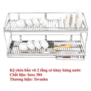 Kệ chén inox Tovashu U6X2