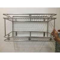 Kệ chén inox treo tường chắc chắn 5T, 6T, 7T, 8T,9T,1M