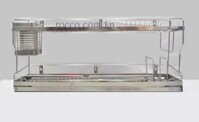 Kệ chén K5 2 tầng đa năng có khay inox 304