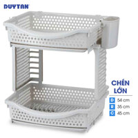 Kệ chén lớn nhựa DUY TÂN (54 x 35.5 x 45.5 cm)