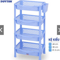 Kệ chén nhựa duy tân 4 Tầng loại lớn ( N44 x R30 x Cao 82 cm)- Có ống đũa tiên lợi